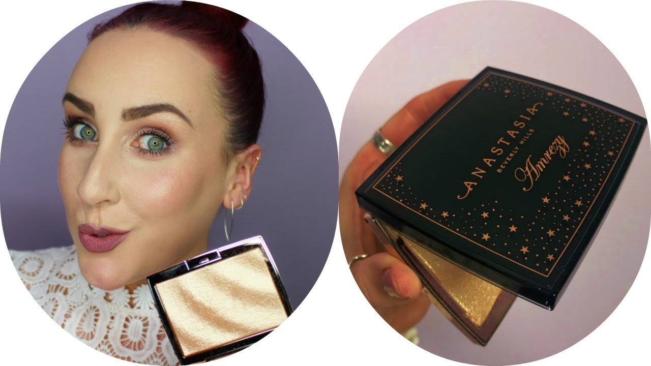 Anastasia X Amrezy Highlighter on pale skin - first impressions