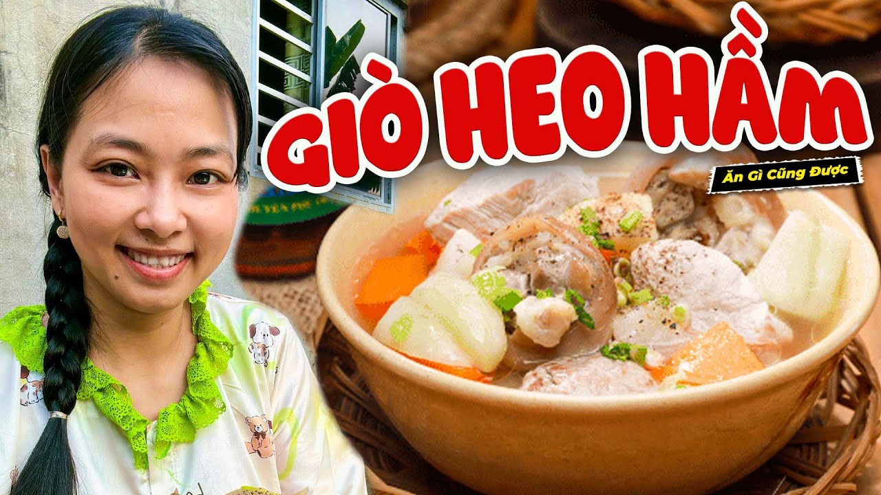 Giò Heo Hầm Củ Cải Muối, Công Thức Nấu Nước Lèo Trong Thịt Thơm Không Bị Tanh - Ăn Gì Cũng Được