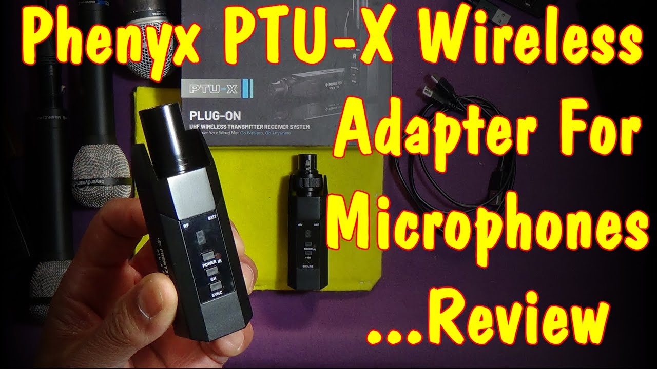 Phenyx Pro PTU-X Plug-On UHF Wireless Transmitter / Receiver System - Review
