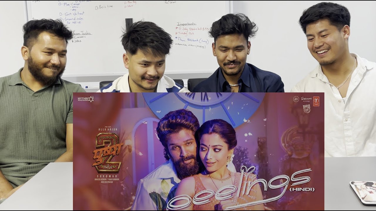Full Video: PEELINGS Song Reaction | Pushpa 2 The Rule | Allu Arjun,Rashmika | DSP