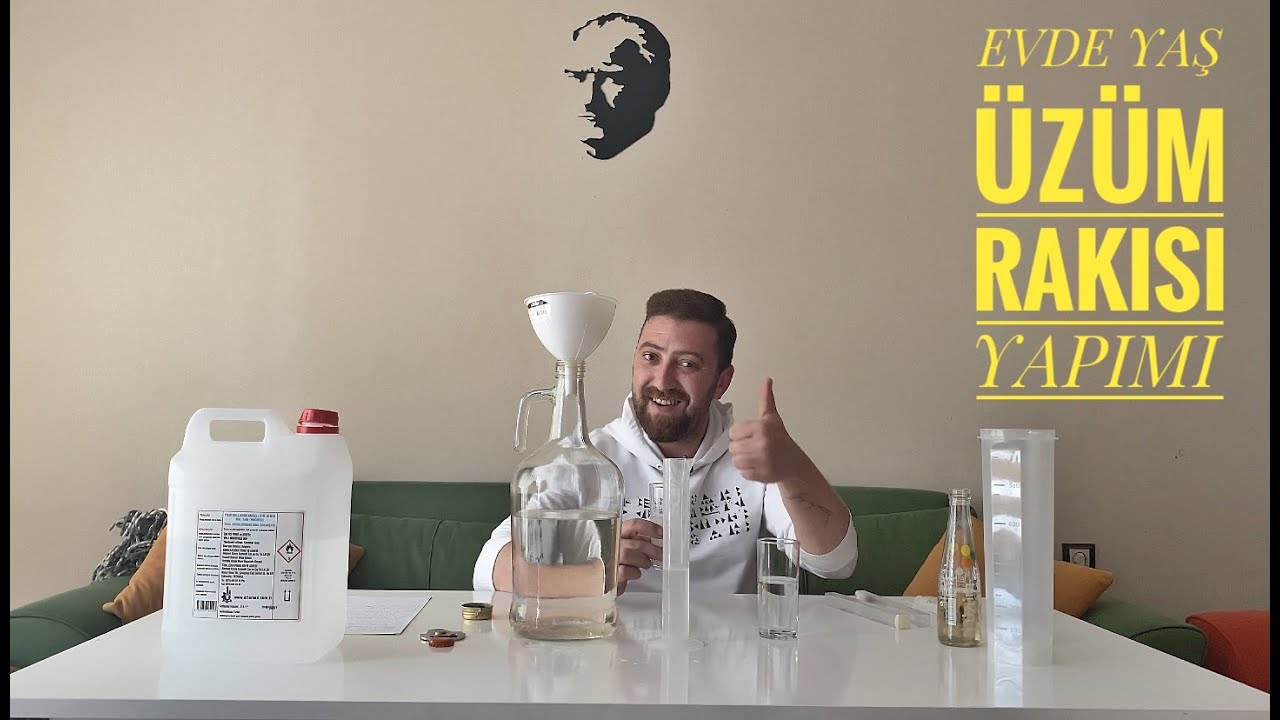 Evde RAKI Yapımı (YAŞ ÜZÜM RAKISI)