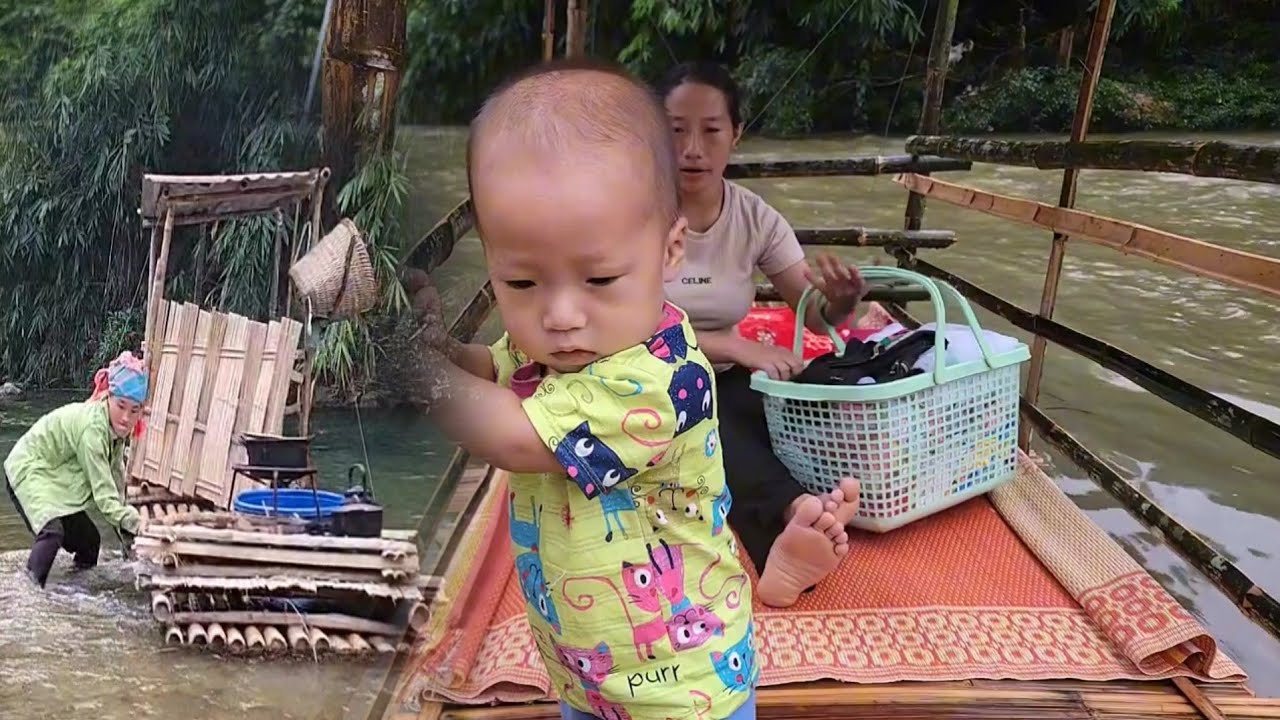 full video: mother and daughter living by the stream and the mean woman.