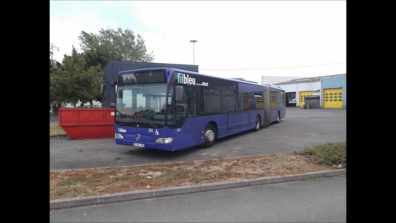 Les Mercedes Citaro G du réseau Fil Bleu - Fil Bleu
