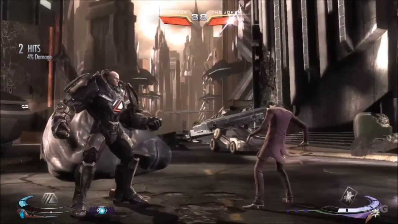 Injustice: Gods Among Us - Lex Luthor VS Joker (Story Battle 34) [HD]