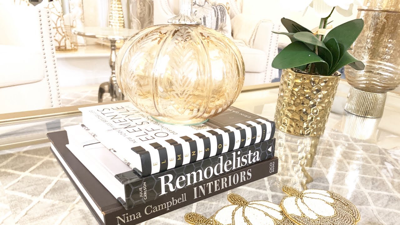 GLAM COFFEE TABLE DECORATING IDEAS|AFFORDABLE AND EASY