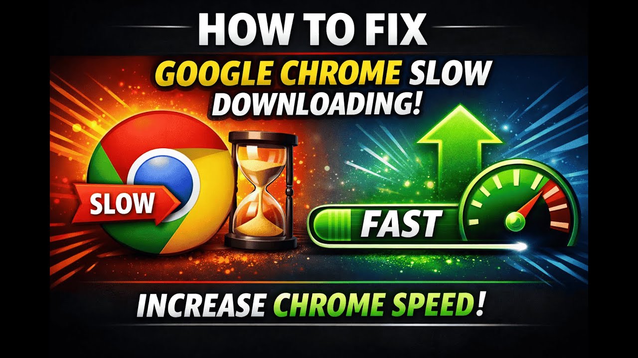 How to Fix Google Chrome Slow Downloading  Increase Chrome Speed (In 2026)
