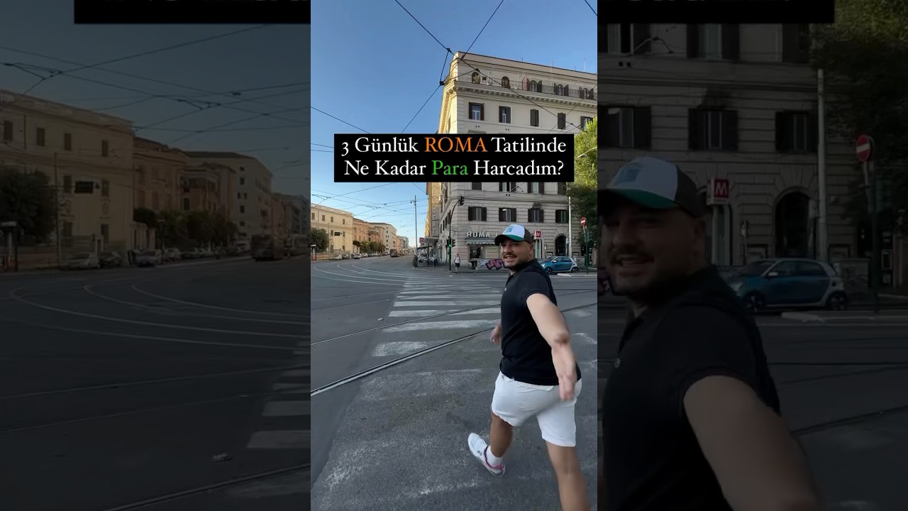3 Günlük ROMA Tatilinde Ne Kadar Para Harcadım? Roma Vlog - İtalya 