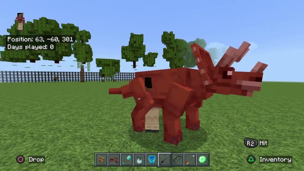 Minecraft Dinosaur slaying