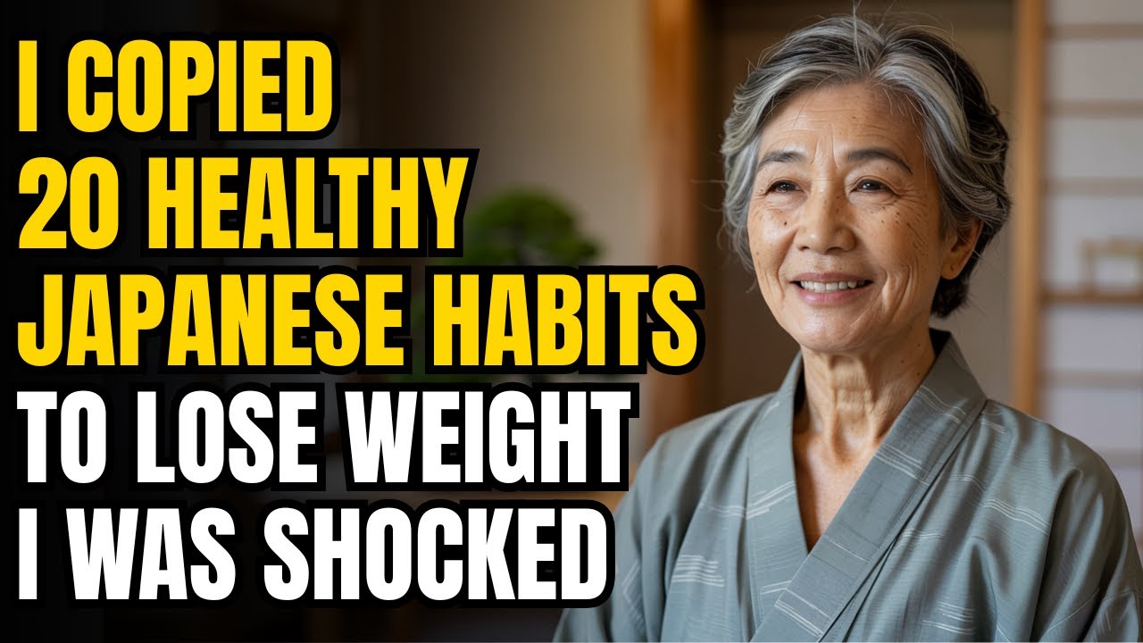 20 HEALTHY Japanese Habits To Lose Weight
