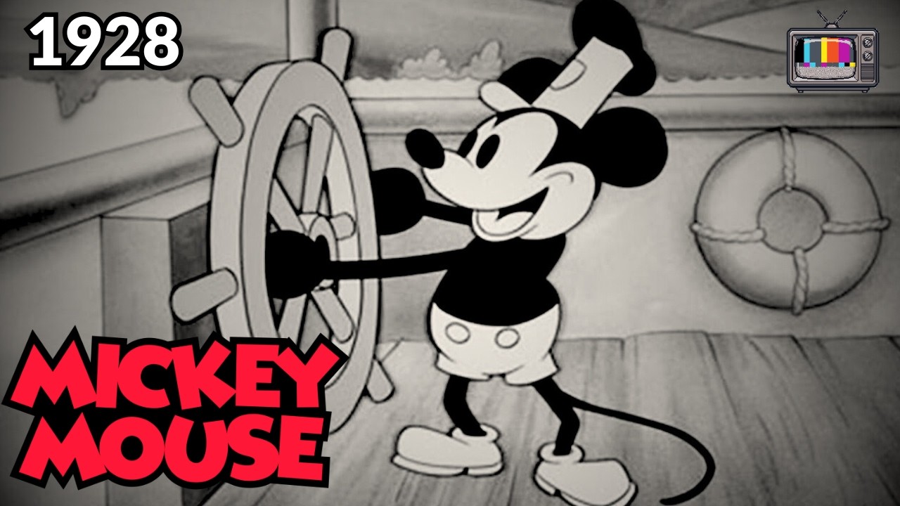 Steamboat Willie (1928) – Mickey Mouse’s First Iconic Appearance |