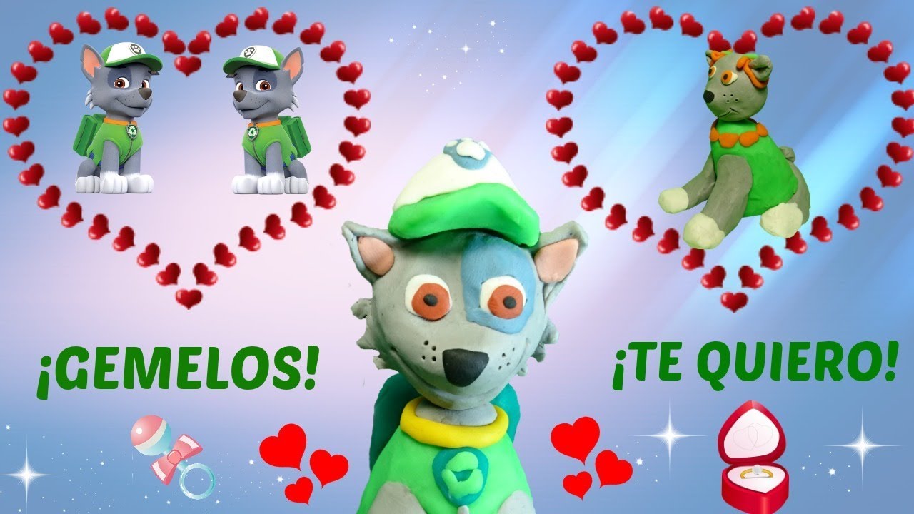 PATRULLA CANINA Rocky se enamora, se casa y tiene BEBÉS Gemelos👶 ¡Cuento Completo!