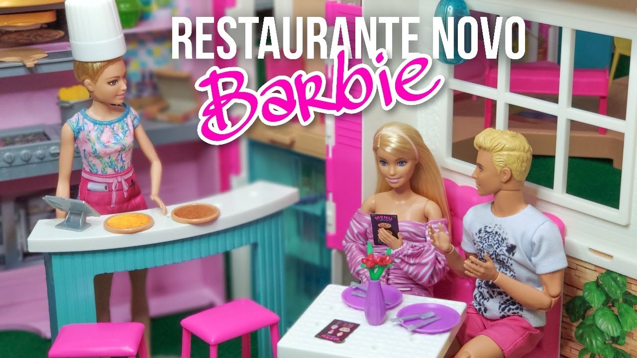 Novo Restaurante da Barbie UNBOXING e REVIEW