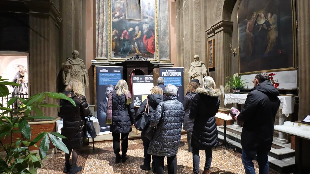 Inaugurata la mostra su Frassati in S. Maria della Carità
