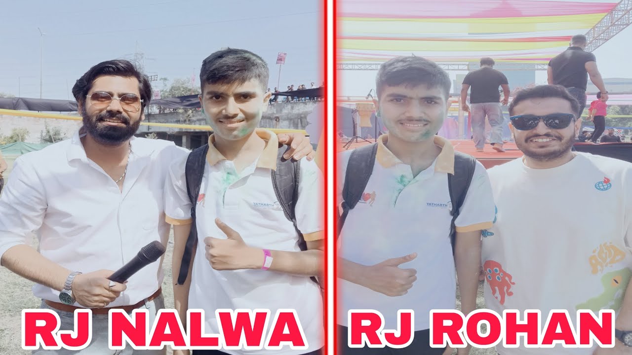 RJ Nalwa and RJ Rohan | Holi Dhamaal 2026 | International Trade Expo Centre 😀