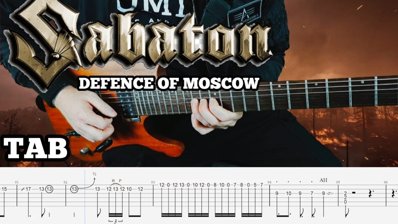 Sabaton - Defence of Moscow | Guitar Cover | Tab