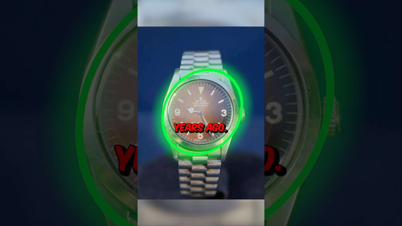 Old Rolex turns out to be Worth a Fortune