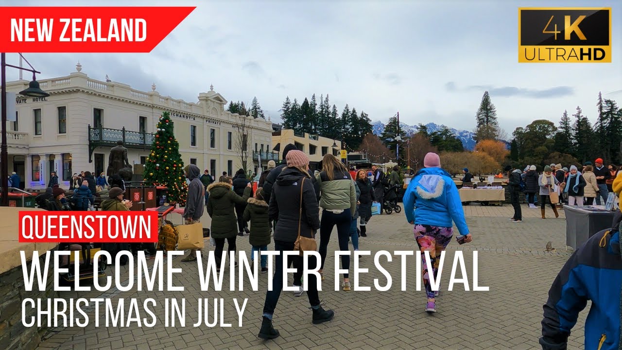 Welcome to Winter Queenstown, New Zealand | 4K Walking Tour