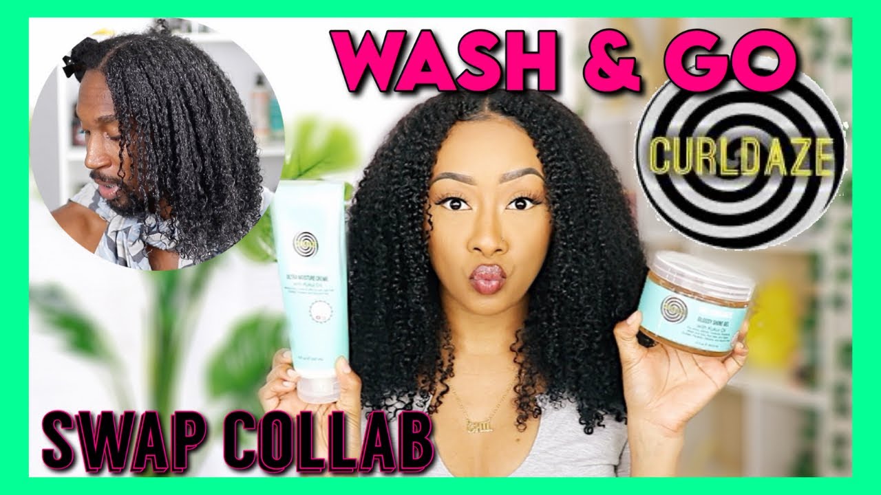 2 PRODUCT WASH & GO SWAP COLLAB FT. THE NEW CURLDAZE LINE