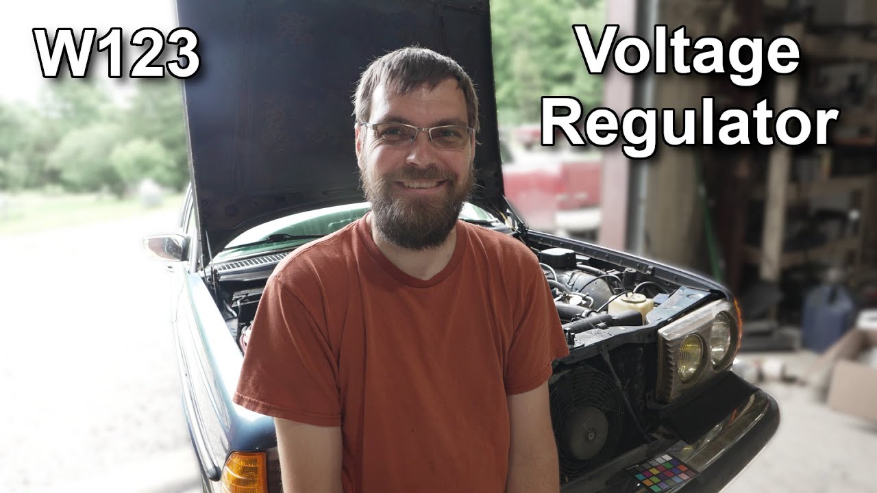 W123 Alternator voltage regulator replacement