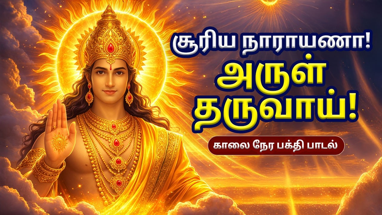 சூரிய நாராயணா அருள் தருவாய் | காலை பக்தி பாடல் | Surya Narayana Tamil Devotional Song | Arulisai