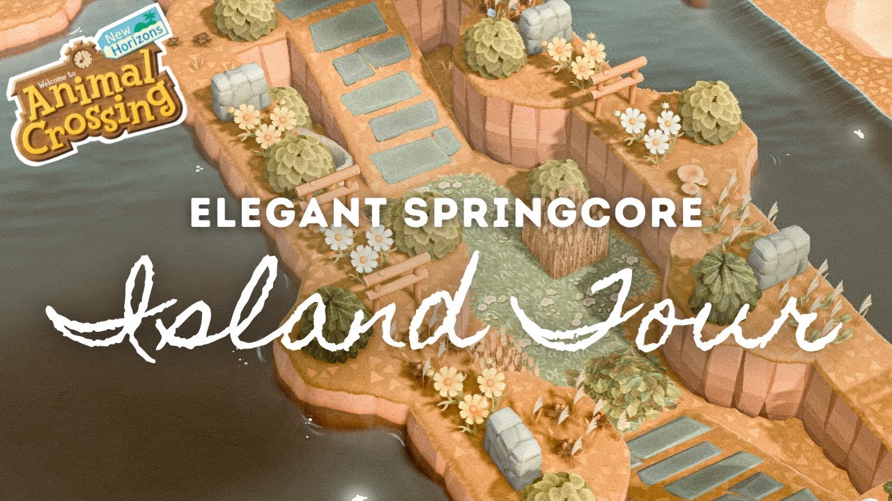 ELEGANT & WARM SPRINGCORE ISLAND TOUR | Animal Crossing New Horizons