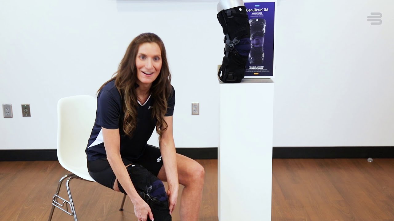 GenuTrain OA - knee support for unparalleled relief, joint control and all-day wearing comfort.