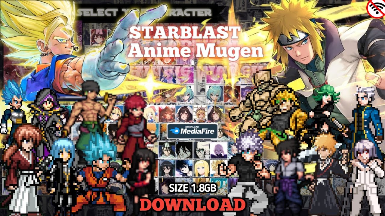 Обновление!! Starblast Anime & Touhou Mugen Android [89+ персонажей] Оффлайн 2025
