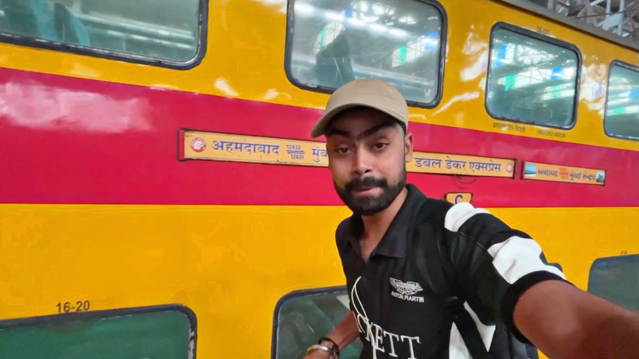 12932 Ahmedabad to Mumbai Central AC Double Decker Train Journey Mumbai Central to Ahmedabad 12931 
