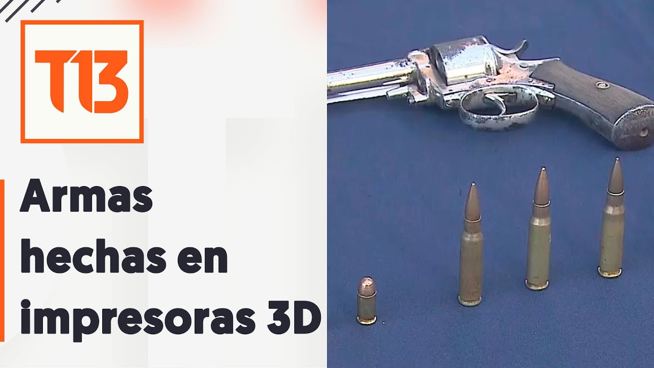 Decomisan impresoras y armas hechas en 3D