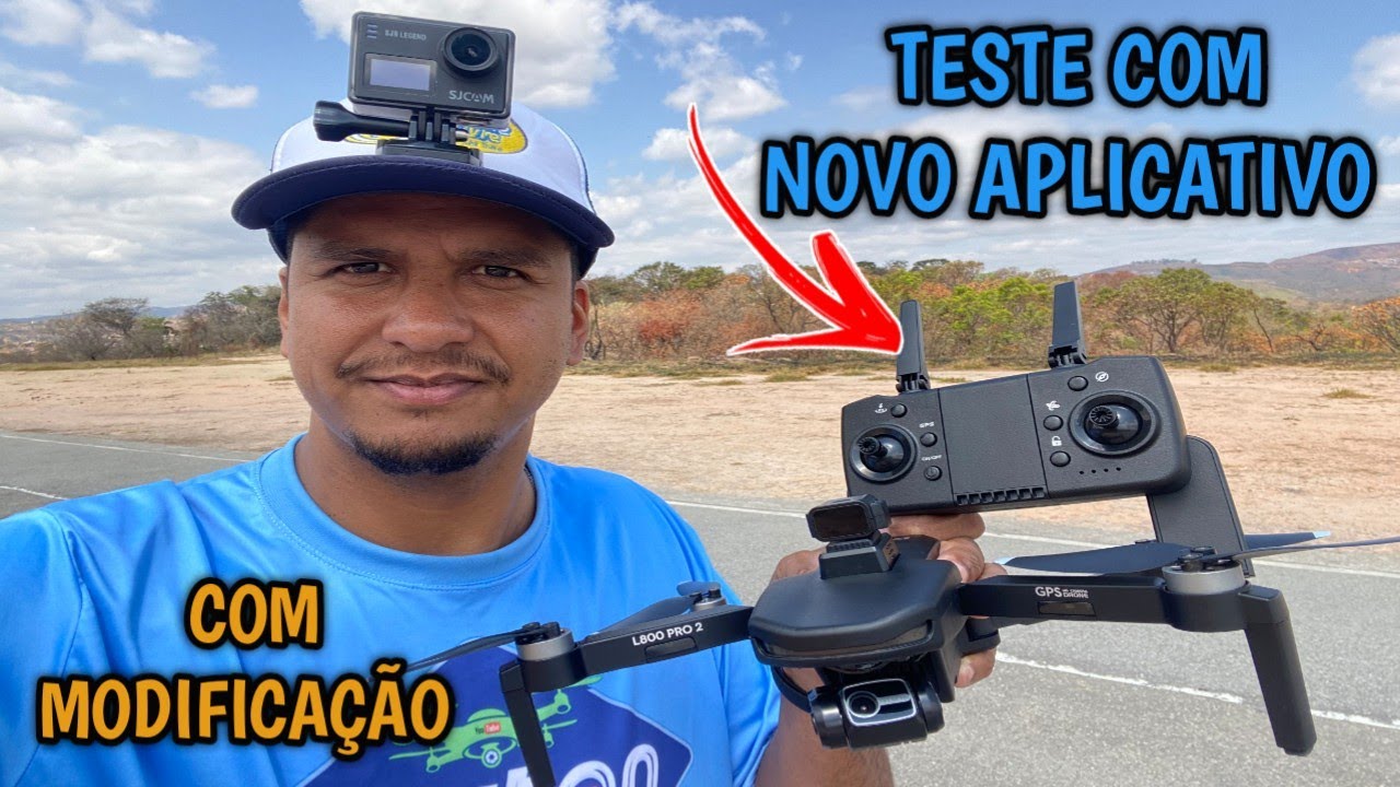 L800 PRO 2 Long Range com novo aplicativo e modificação na antena, será que deu certo?