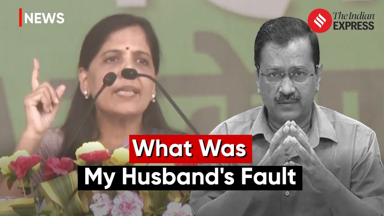 Sunita Kejriwal Defends Husband Arvind Kejriwal At INDIA Alliance Rally In Ranchi | Election 2024