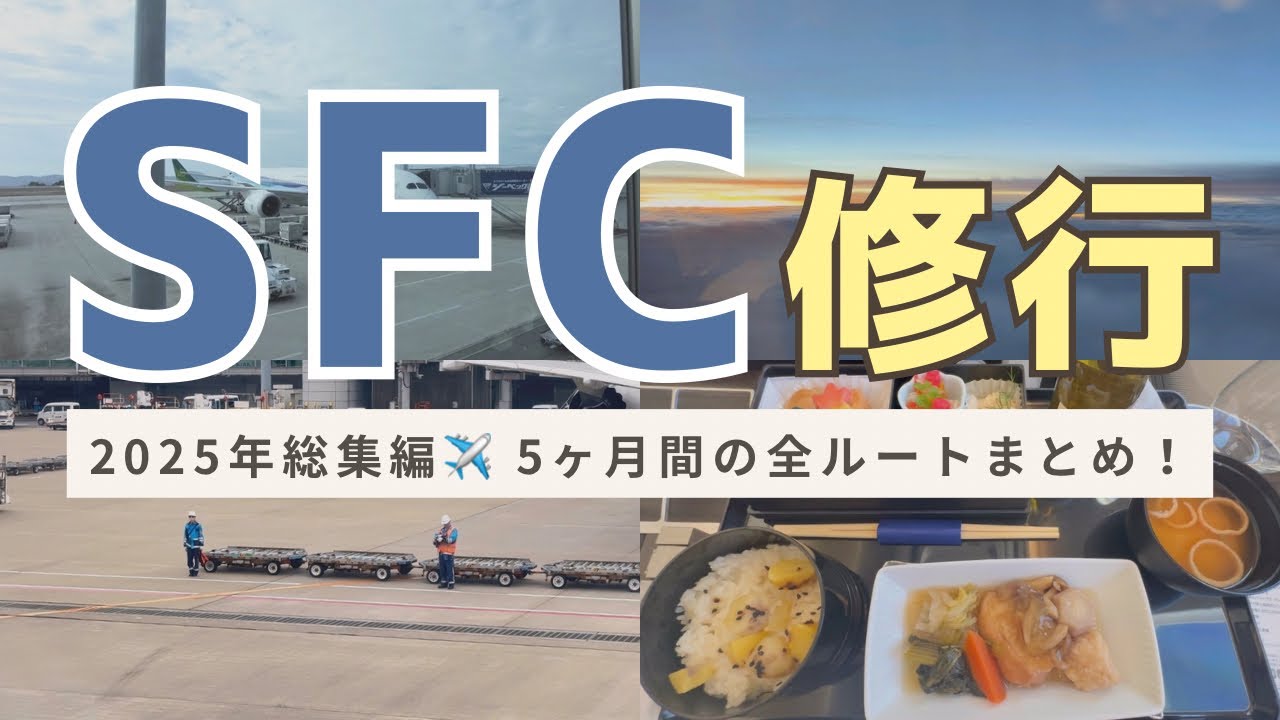 【SFC修行・総集編】5ヶ月で50,000PP達成！40代女子のひとり旅Vlog✈️🌿