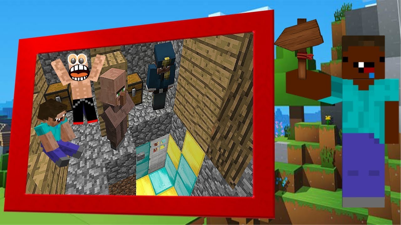 EL COMERCIANTE ESTAFADOR SE ENFRENTA A LOS NOOBS MINECRAFT TROLL + ROLEPLAY