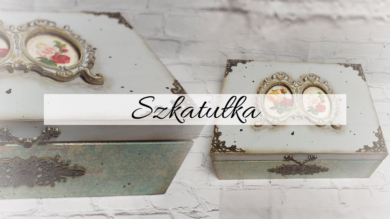#216 Szkatułka decoupage #tutorial #krokpokroku