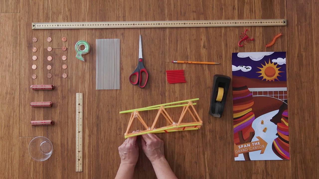 Summer Brain Games 2016: Straw Bridges