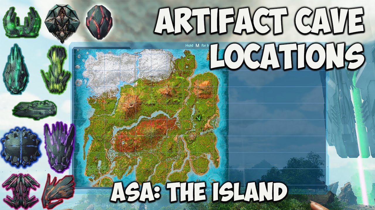 ВСЕ МЕСТОПОЛОЖЕНИЯ АРТЕФАКТОВ | ARK Survival Ascended The Island
