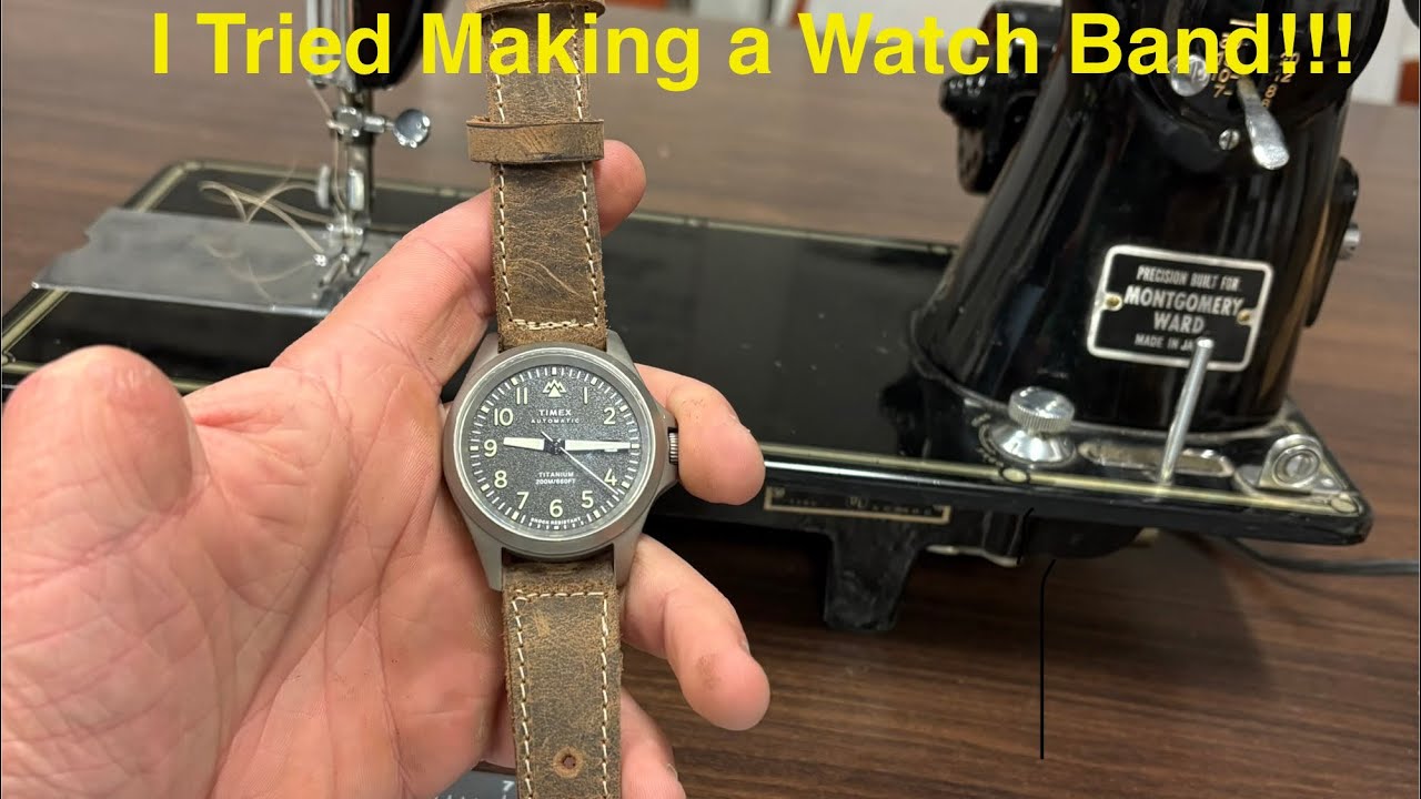I Tried Making a Watch Band with No Experience!!