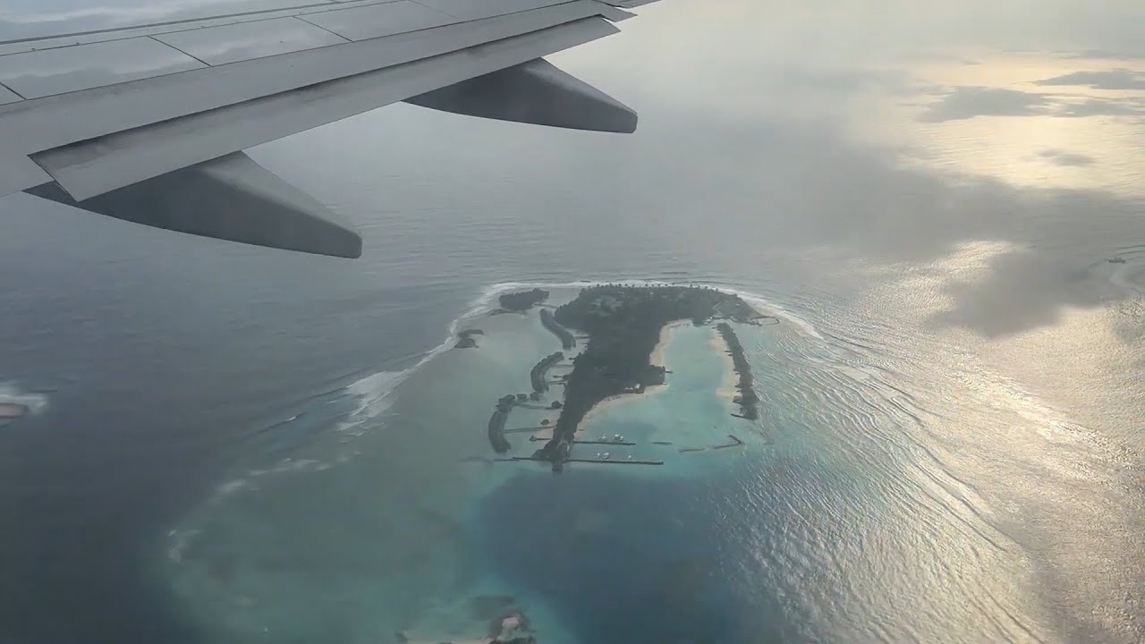 Fly from Maldives to Sri Lanka | Flight Landing to Colombo Airport | Flights Landing and Takeoff