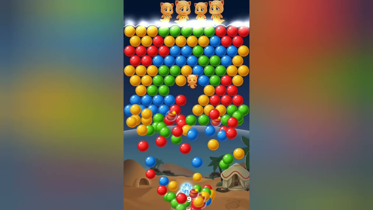Bubble Shooter Game Play | Most Satisfying Bubble Pop Challenge 🔥