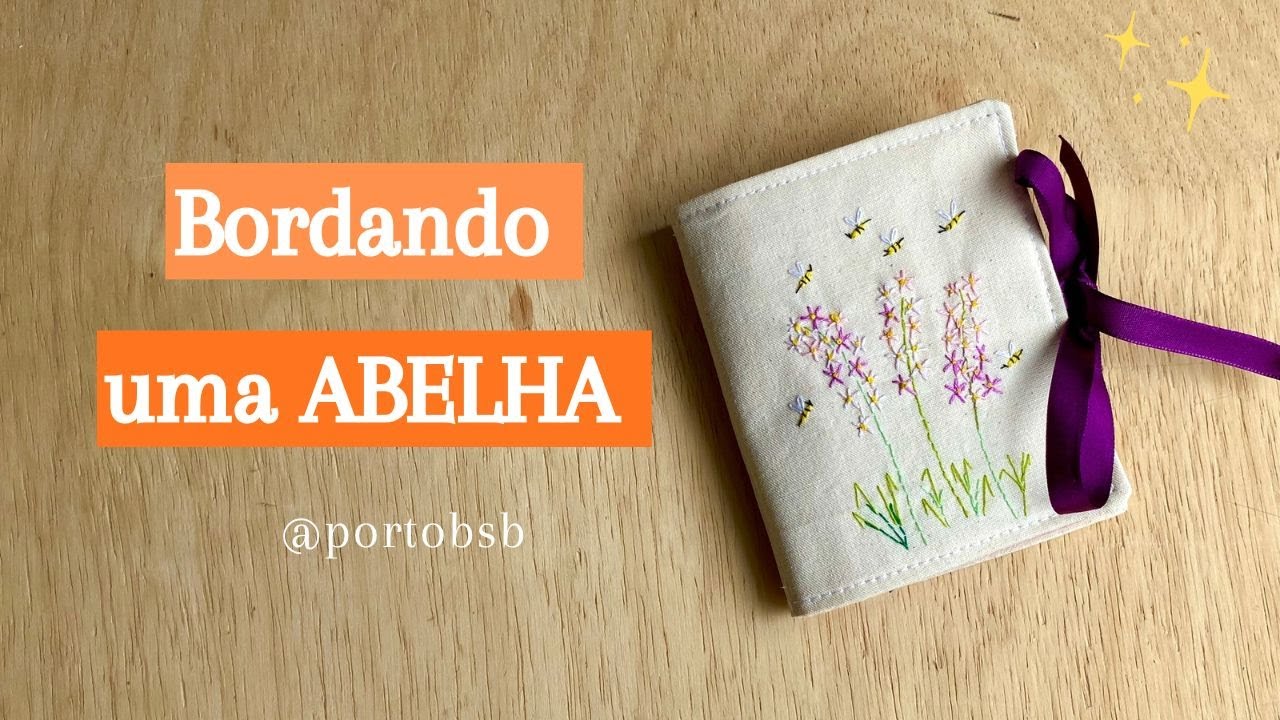 Vídeo 01-Bordando uma ABELHA