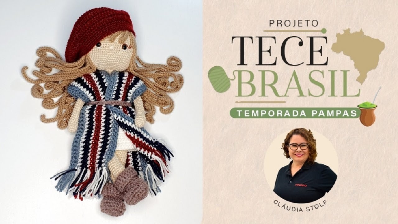Boneca Melissa PAMPAS - TECE BRASIL - Boneca com 32 cm