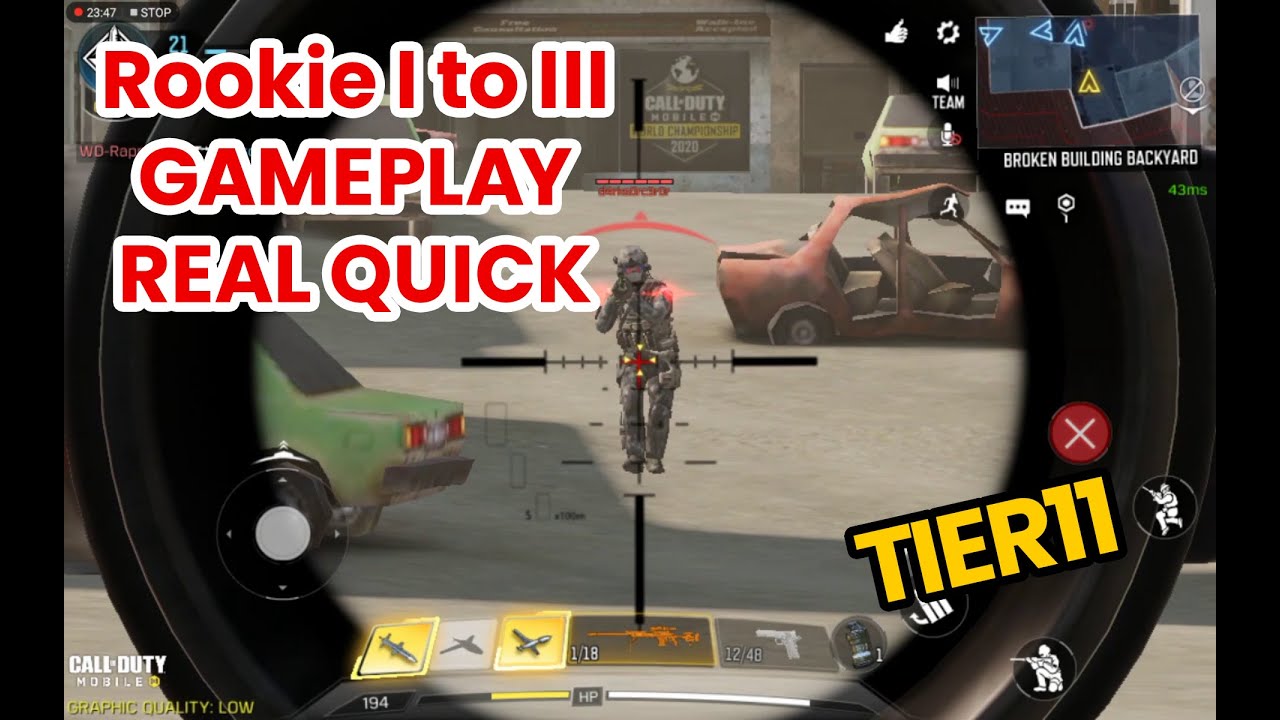 Rookie III Gameplay (REAL QUICK) | Call of Duty®: Mobile