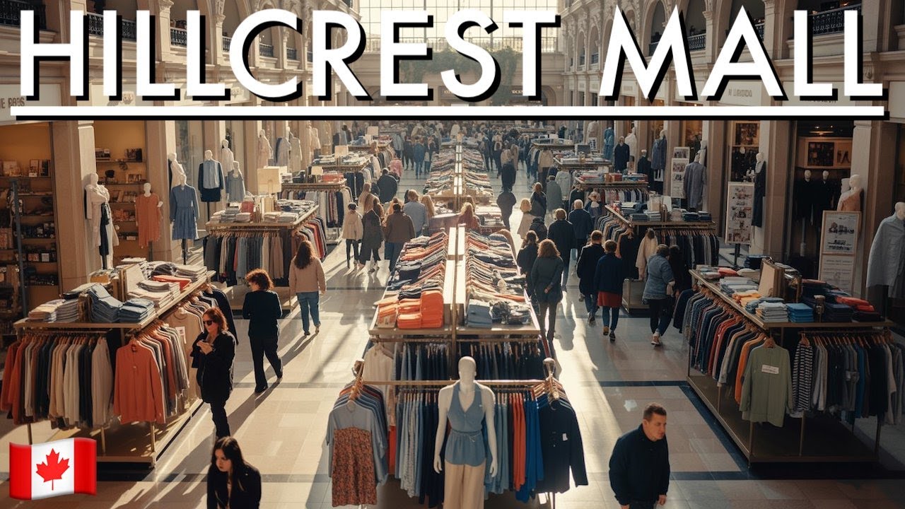 Chill Mall Walk at Hillcrest | No Talking | Just Walking [4K] 🇨🇦