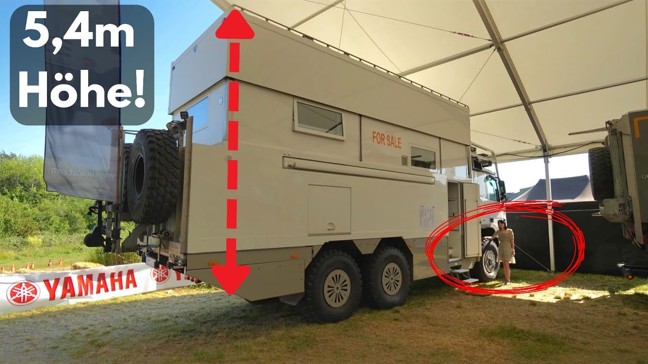 6 Tonnen Zuladung! 2 Stockwerke! größtes Stealth Wohnmobil der Welt! Unicat Doppelstock