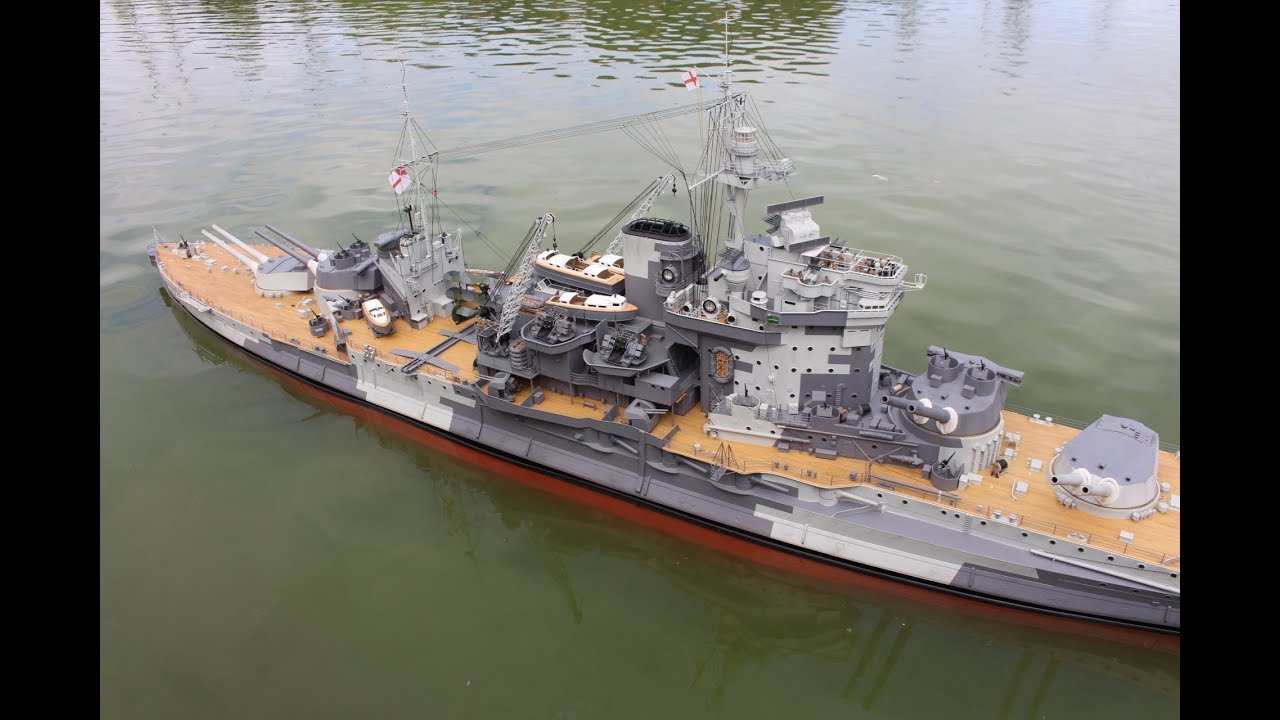HMS Warspite 1/72 scale - Launching deck boat (part 5 of 6)