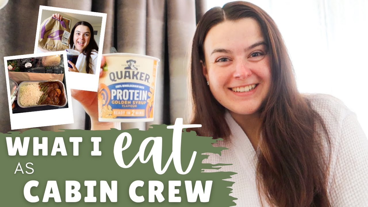 WHAT I EAT AS CABIN CREW! | Realistic Flight Attendant Lifestyle