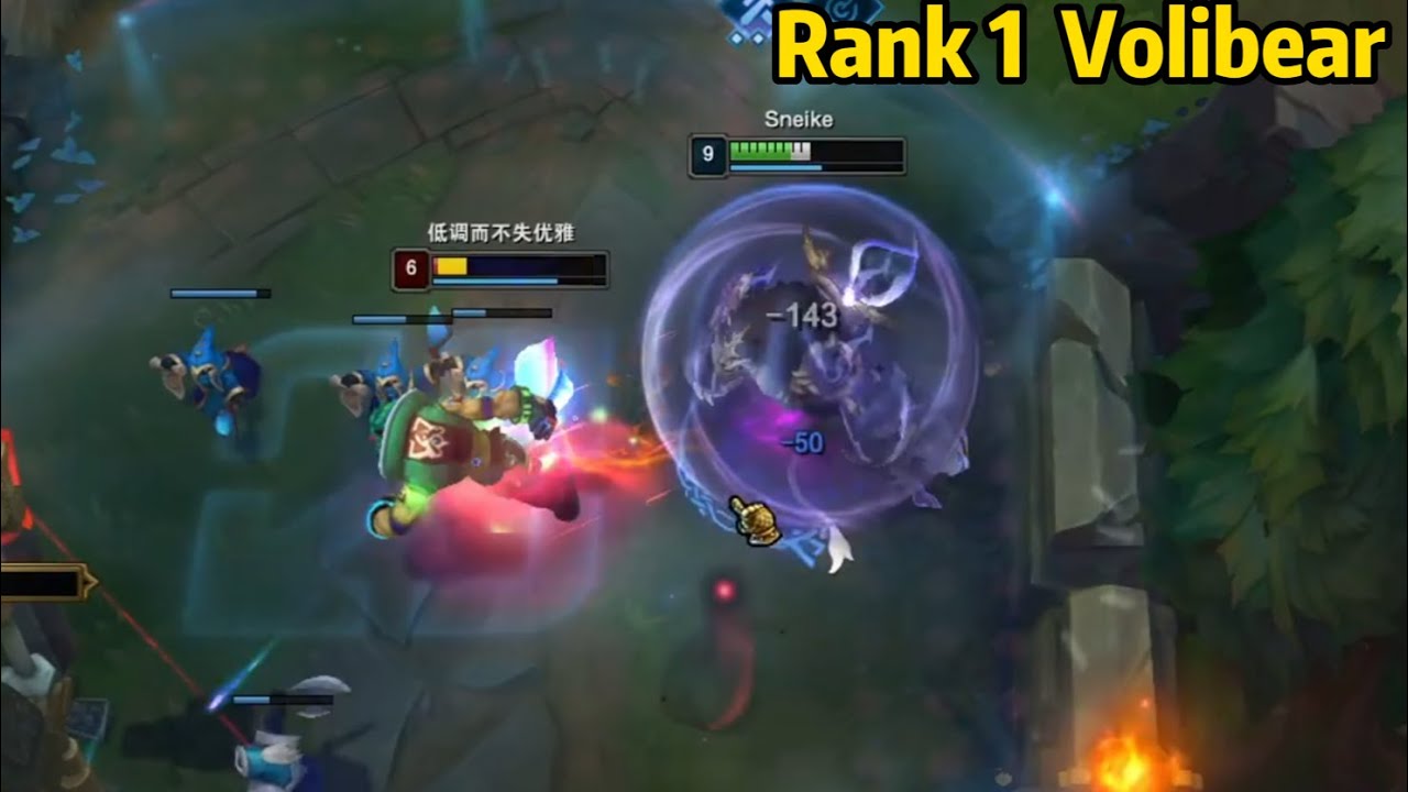 Rank 1 Volibear: This Guy is UNSTOPPABLE in Toplane!