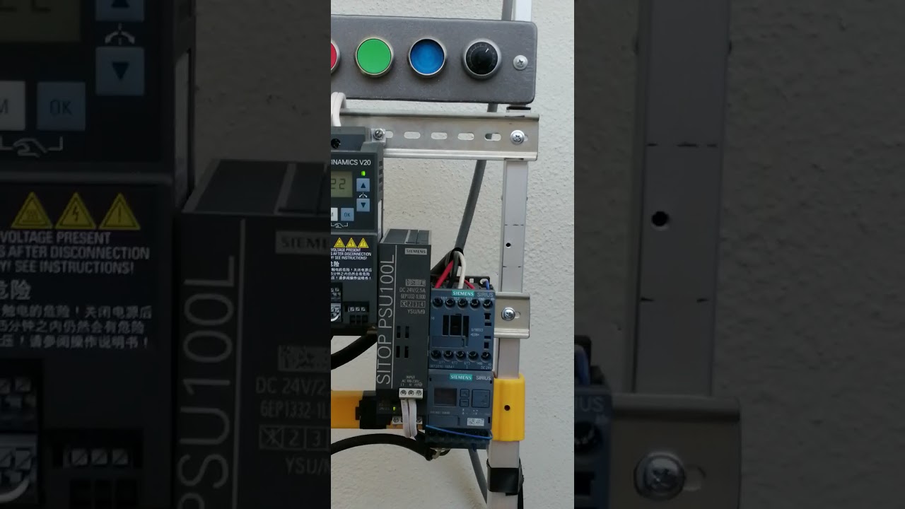Funcionamiento de un relevador de sobrecarga electrónico 3RT2016-1BB41 [Motor 3AC 220V]