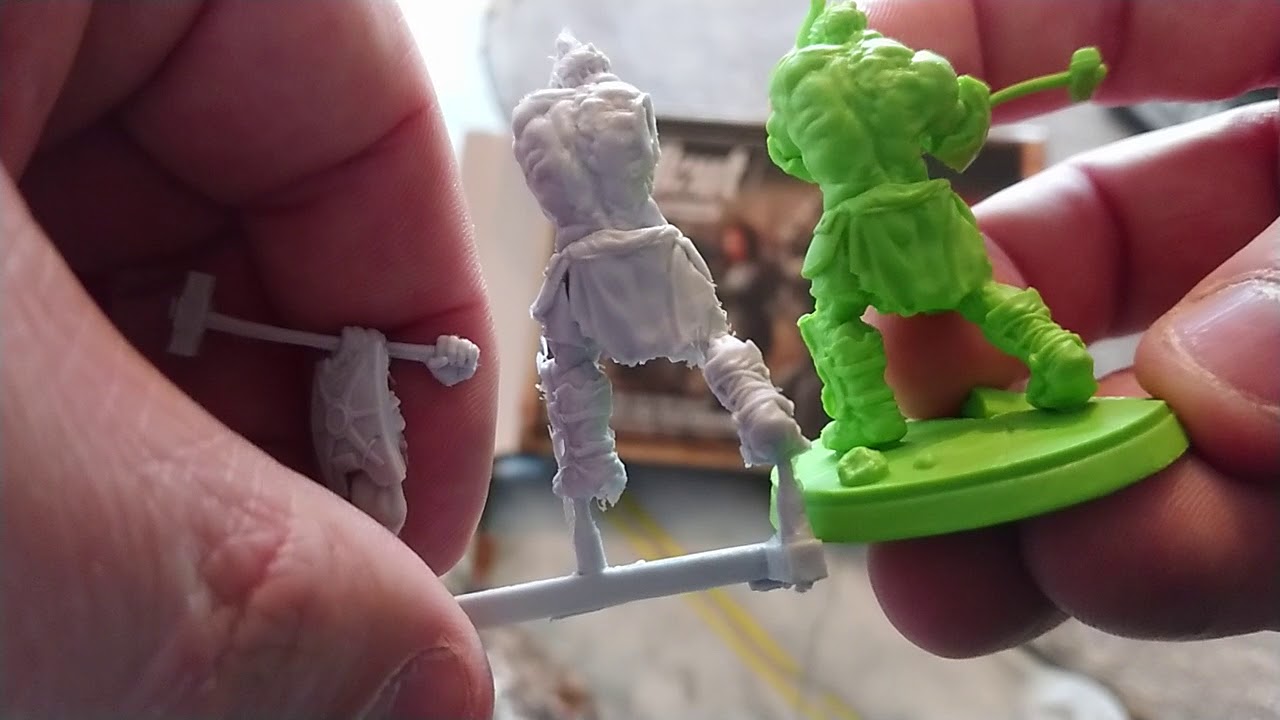 Fallout wasteland warfare resin starter set unboxing