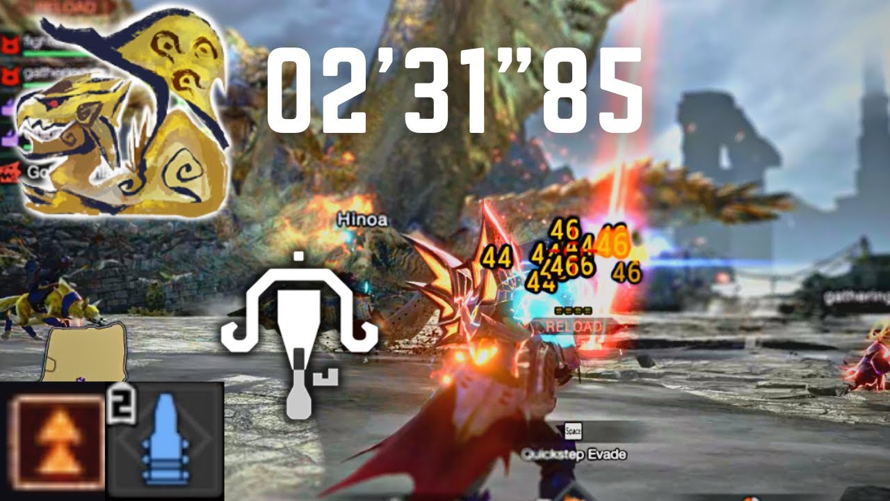 Rapidfire Pierce LBG Build Gold Rathian 02'31